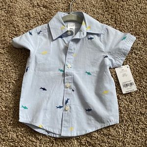 Carters 3m button up shirt